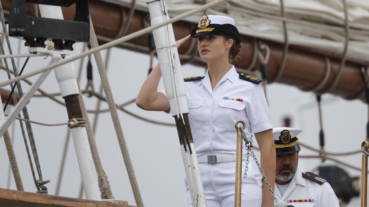 La princesa Leonor ha vuelto este domingo