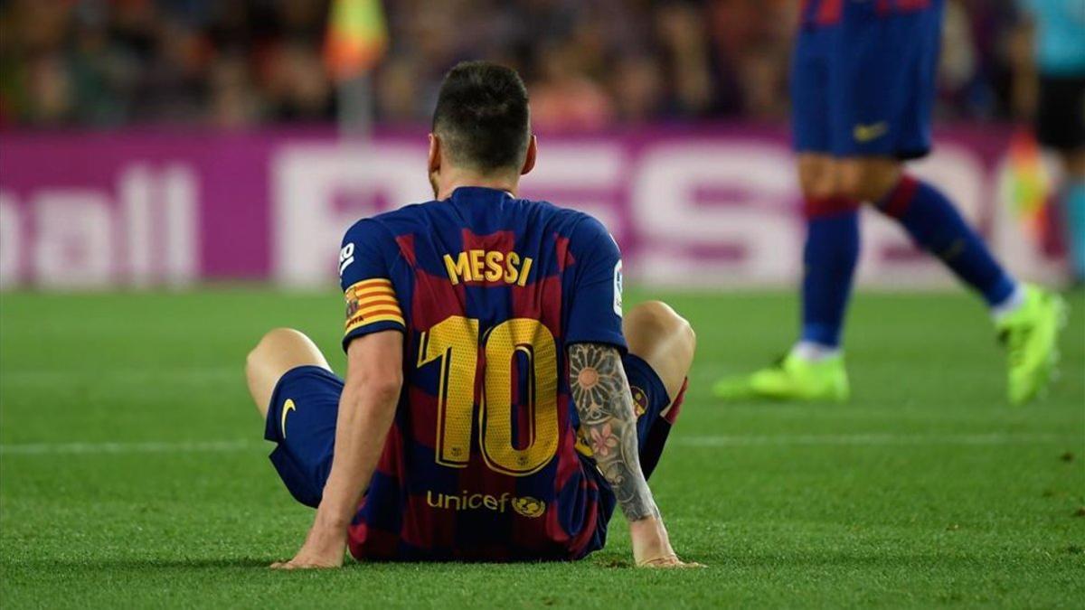 Messi suma dos lesiones desde que empezó la temporada
