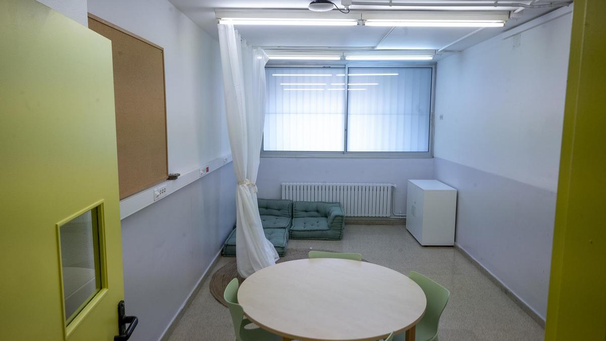 Aula AIS (Aula Integral de Apoyo) de la Escola Diputació, en Barcelona.