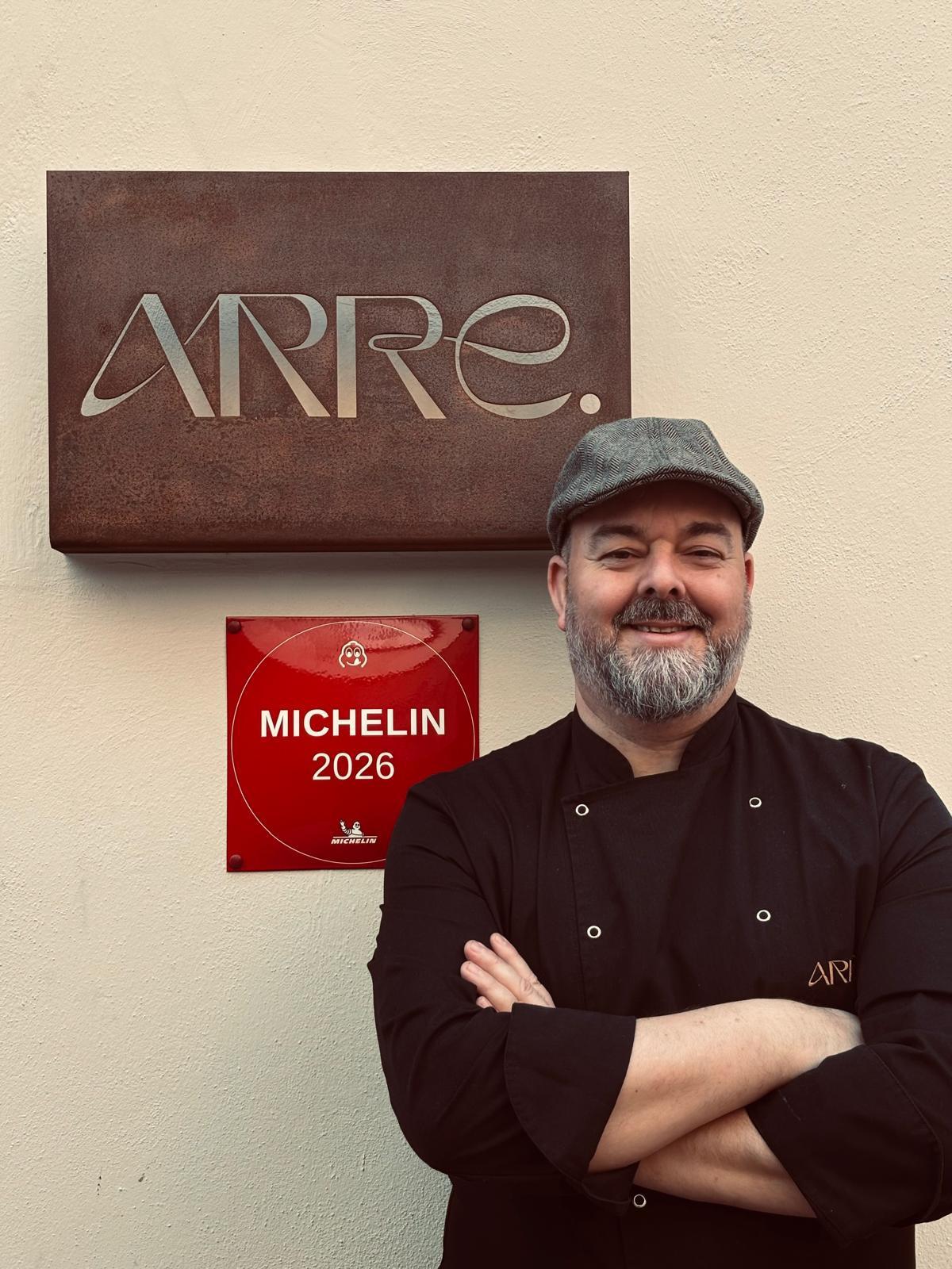 Pedro Salas y su restaurante Arre, la novedad en esta edición de los Bib Gourmand de Castellón.