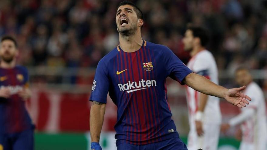 El blaugrana Luis Suárez.