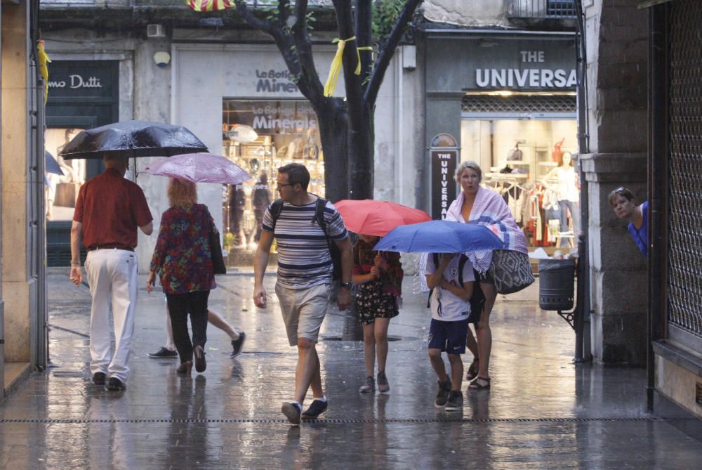 Ruixat a la ciutat de Girona