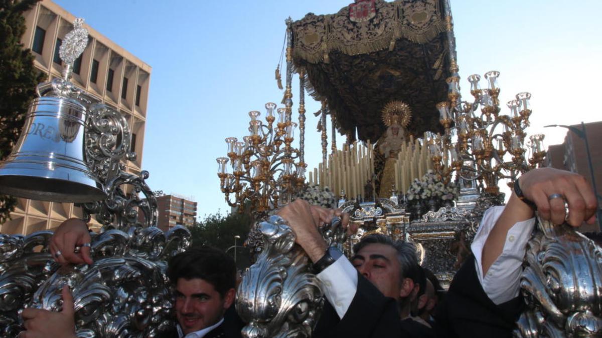 La Virgen de los Dolores Coronada, en la Magna Victoria de mayo de 2018