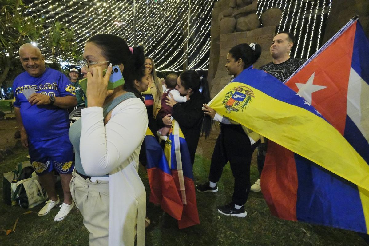 Protestas contra Maduro en Las Palmas de Gran Canaria