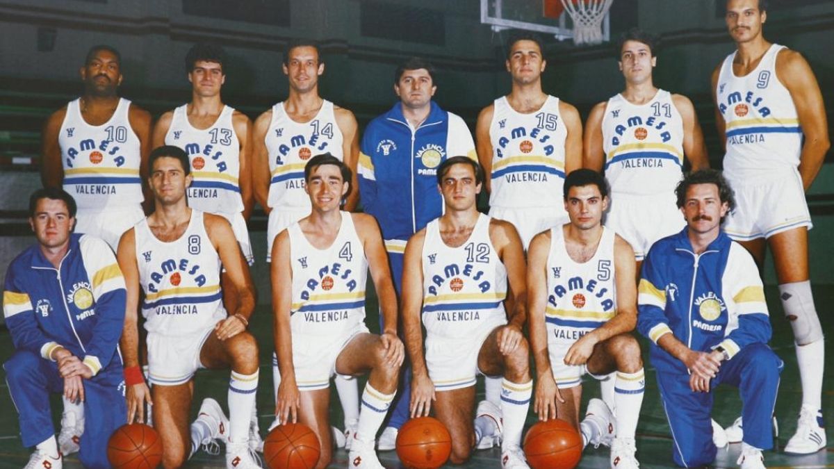Plantilla del Pamesa Valencia 1986-1987