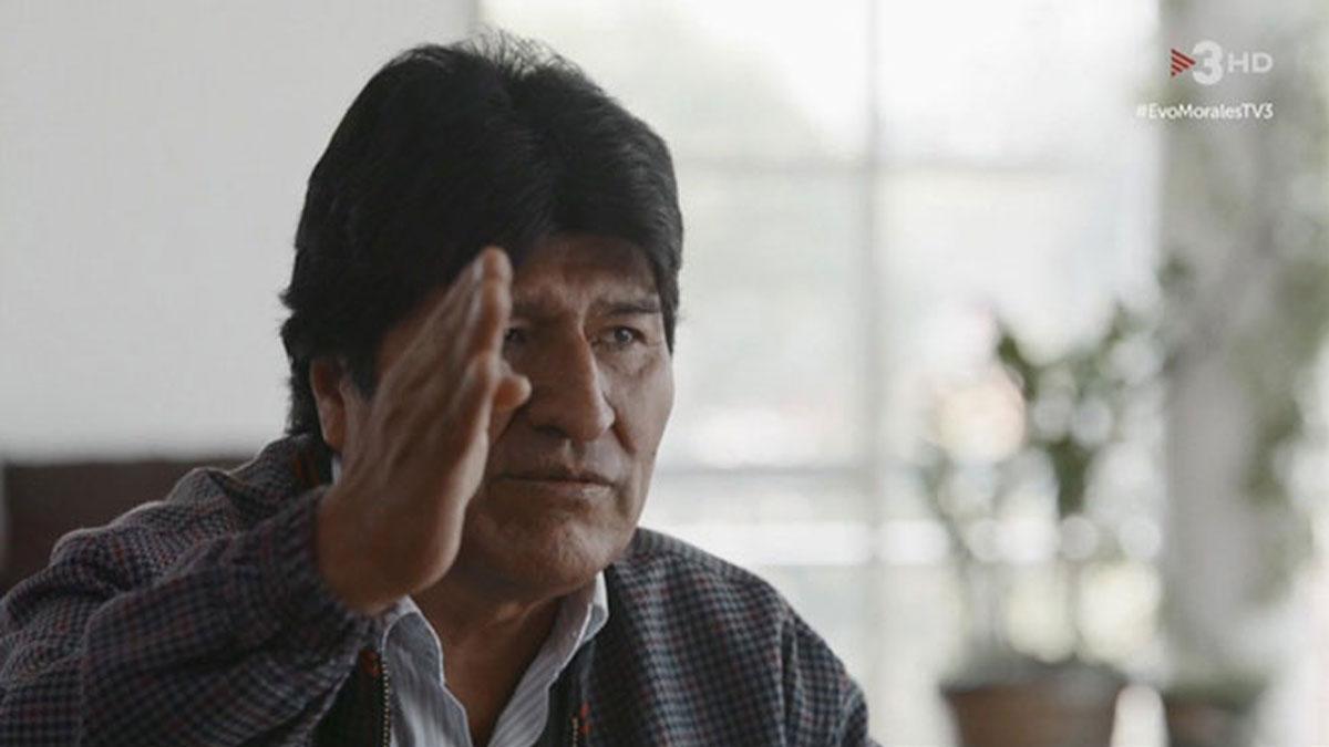 Evo Morales, en México con Ustrell (TV-3).