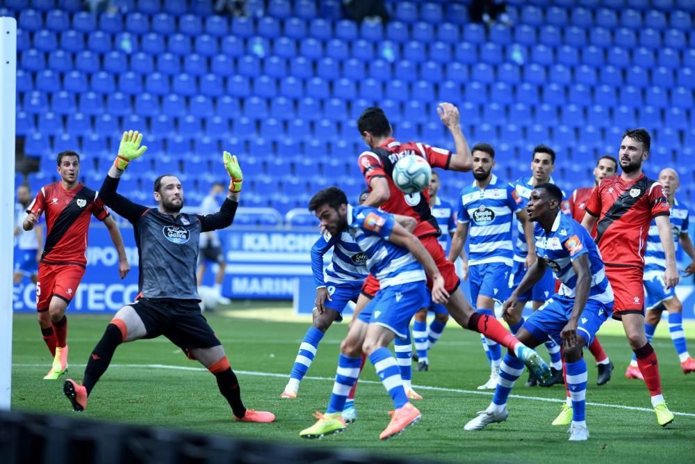 El Dépor rescata un punto ante el Rayo: 3-3