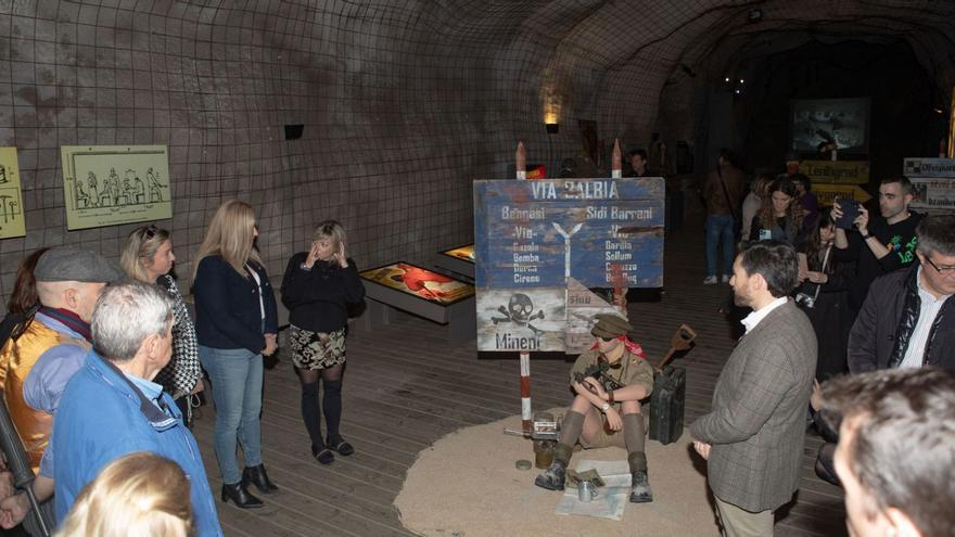 Una exposición sobre espíasse puede visitar en el Refugiode la Guerra Civil.