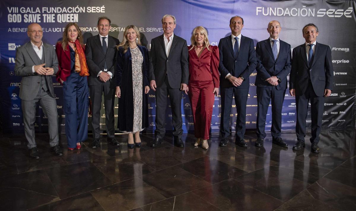 Diferentes autoridades presentes en la VIII Gala de la Fundación Sesé