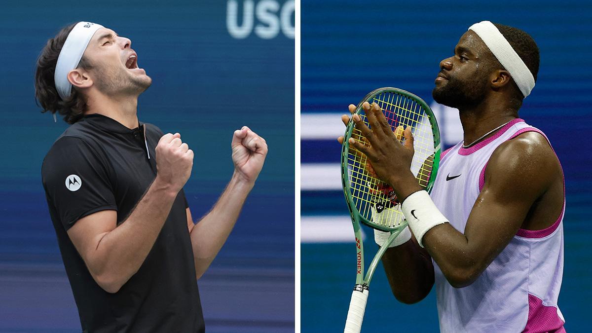 Taylor Fritz y Frances Tiafoe.