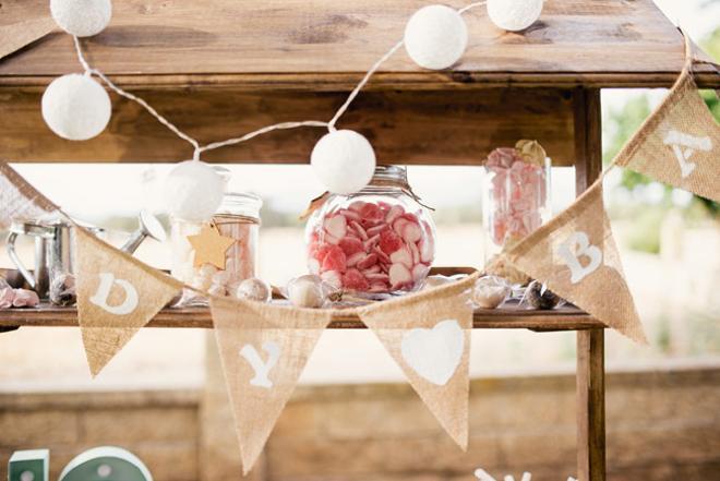 'Candy bar' en tu boda: decoración