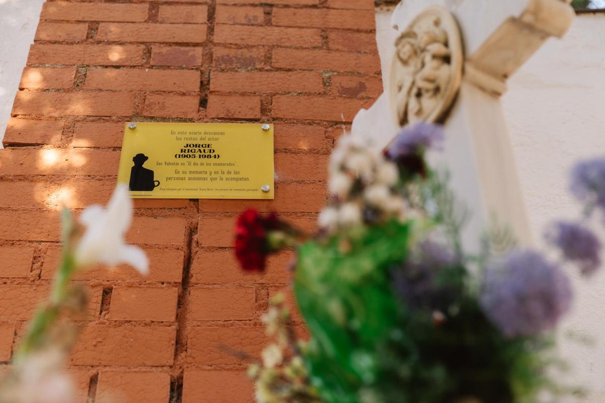 Osario donde se encuentran los restos de Jorge Rigaud en Leganés.