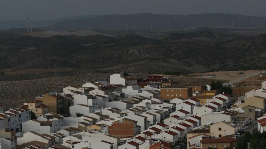 Vista de Teba desde el Castillo.