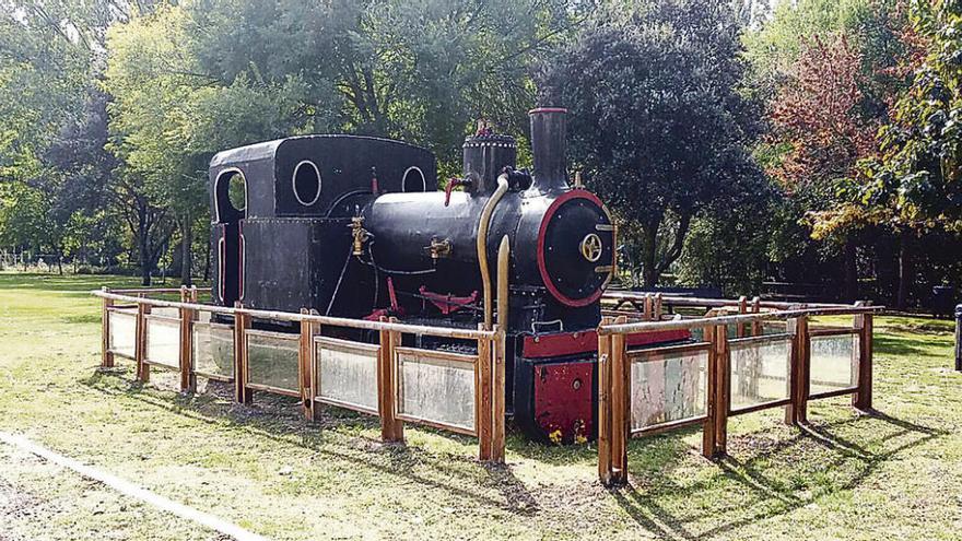 La locomotora de la Pradera estrena vallado