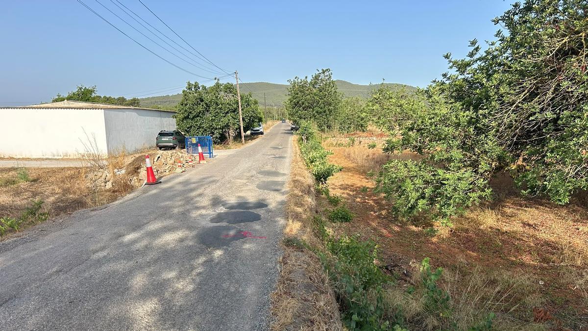 Tramo de la carretera que permanecerá cerrada por obras