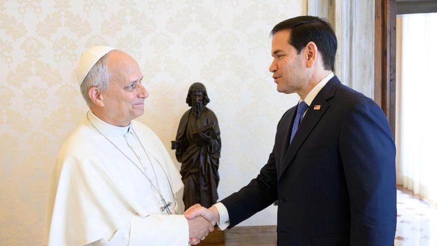 Marco Rubio se reúne con el Papa en plena tensión entre la Casa Blanca y el Vaticano por las críticas de Trump
