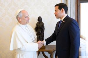 El papa León XIV recibe en el Vaticano a Marco Rubio en plena tensión por las críticas de Trump al pontífice