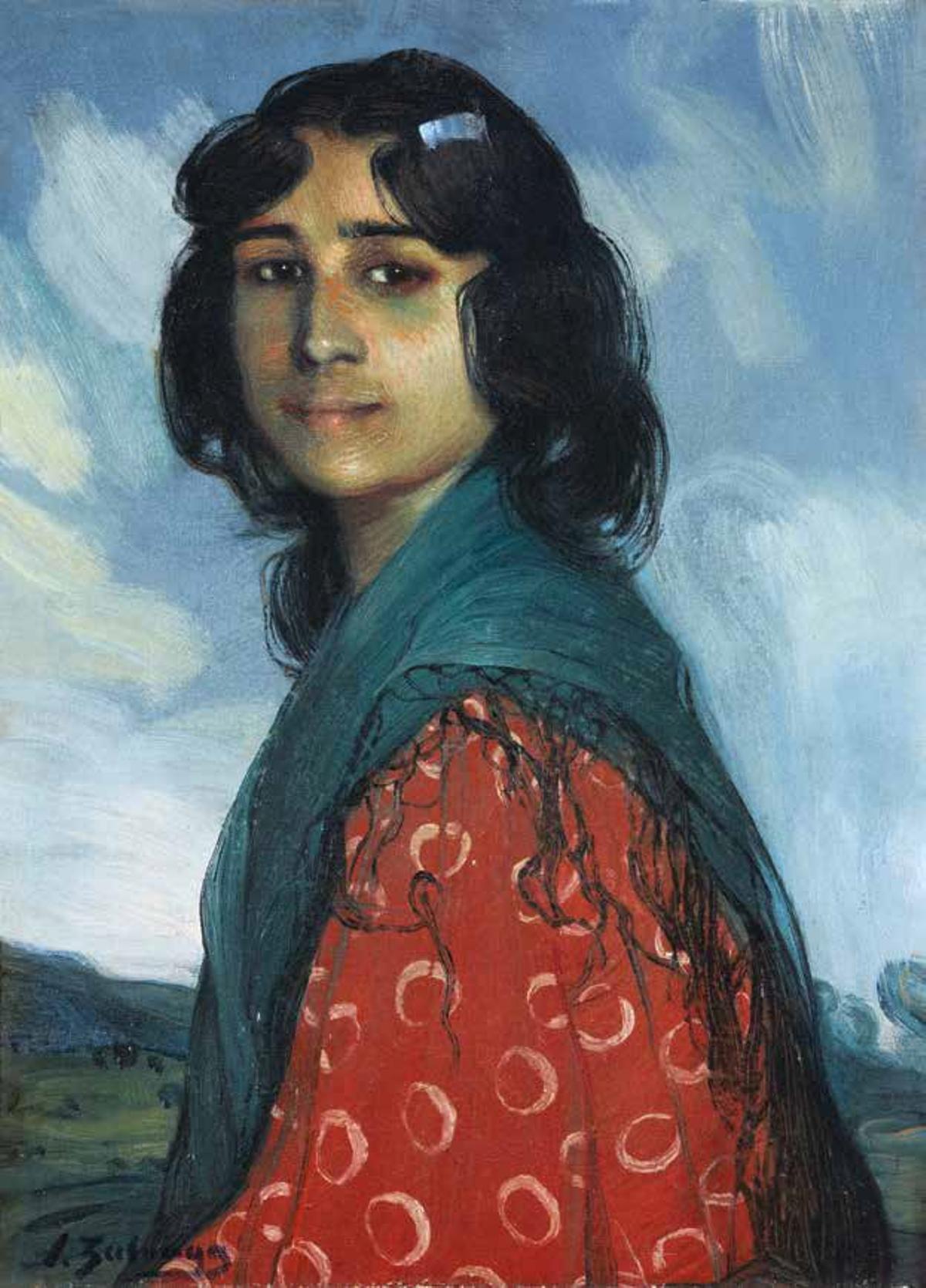 ‘Joven gitana’ (1910), de Ignacio Zuloaga.