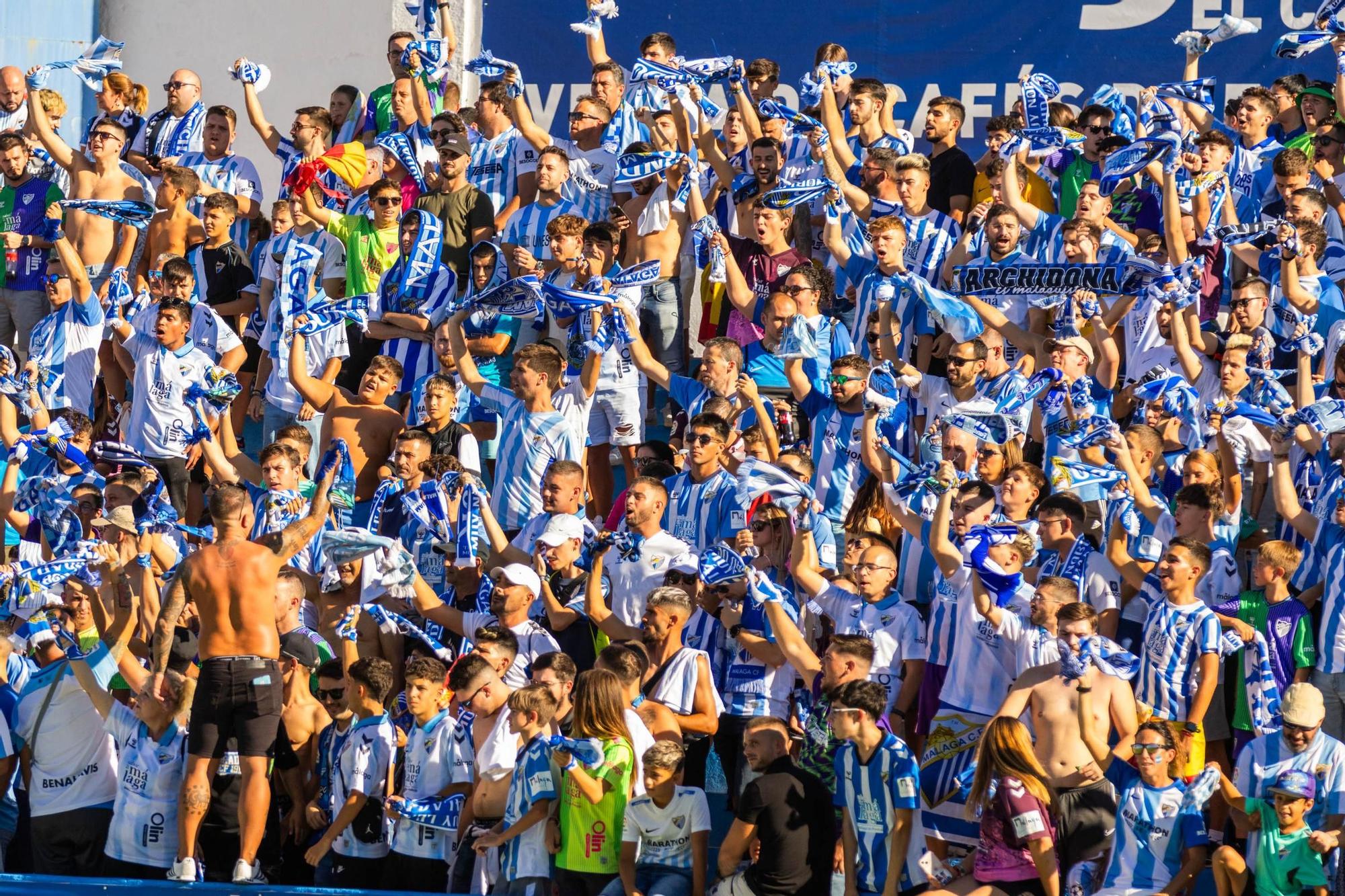 El Deportivo Linares - Málaga CF, en imágenes