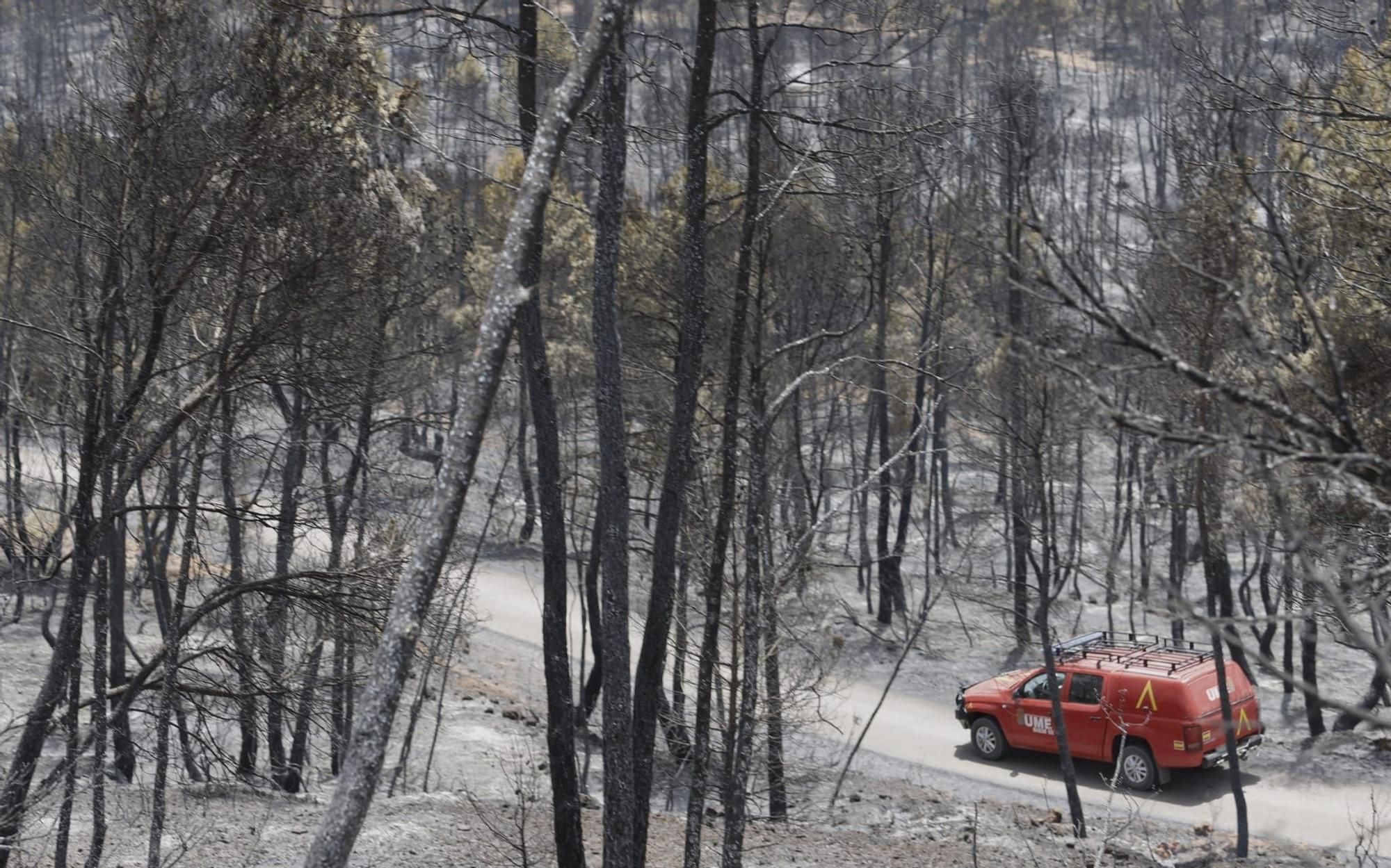 El incendio de Venta del Moro ha calcinado más de mil hectáreas