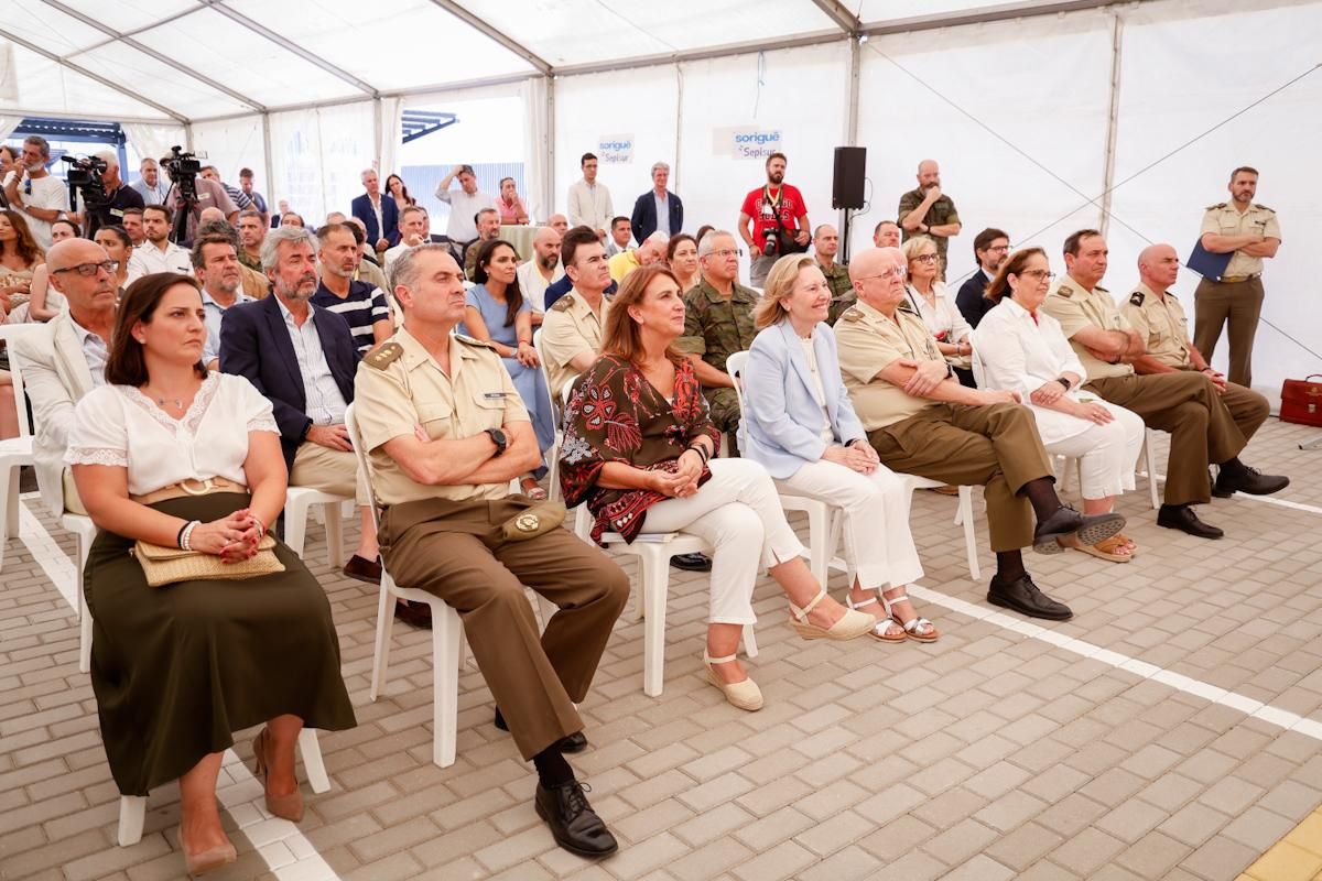 El Ejército recepciona las obras de urbanización de la Base Logística