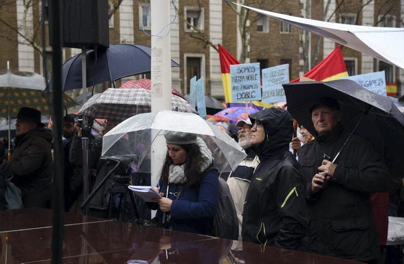 Manifestación contra el ICA en Zaragoza