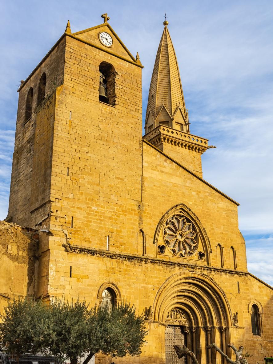 Iglesia de San Pedro. Olite, Navarra, España.