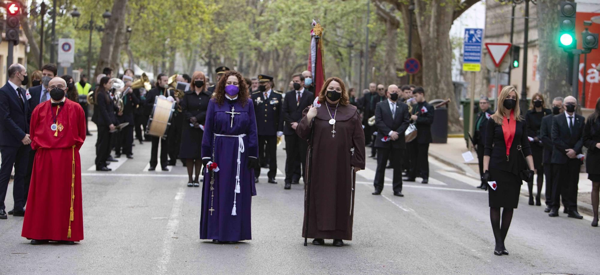 La procesión de "la Camilla" de Xàtiva estrena paso rodado