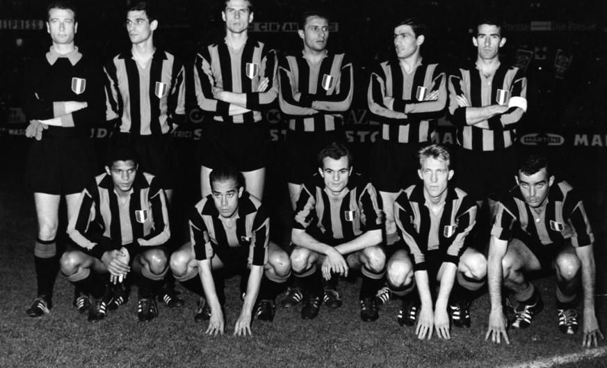 El Inter campeón de Europa en 1964.