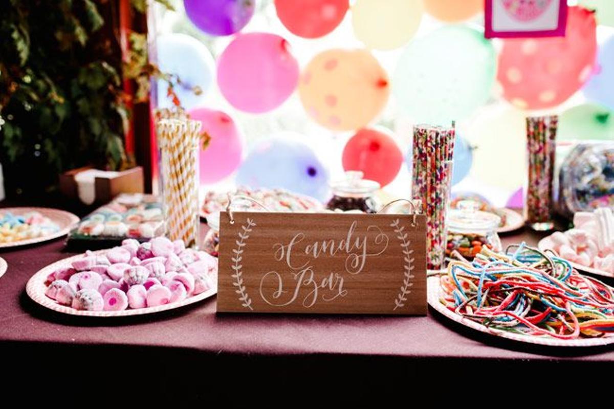 'Candy bar' en tu boda: buena presentación de los dulces