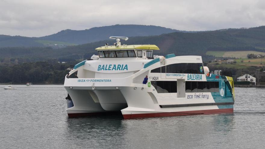 Imagen del nuevo ferry de Baleària.