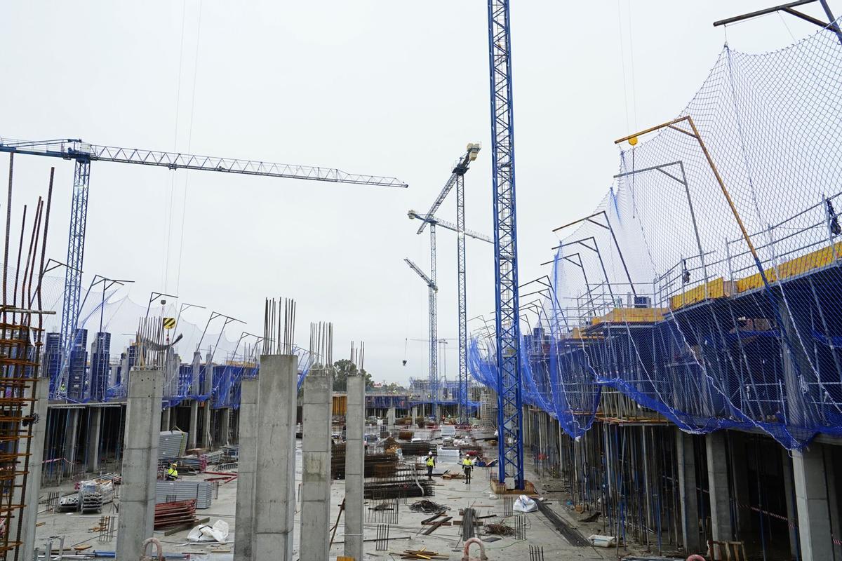 Construcción de  viviendas protegidas en el barrio de Entrenúcleos.