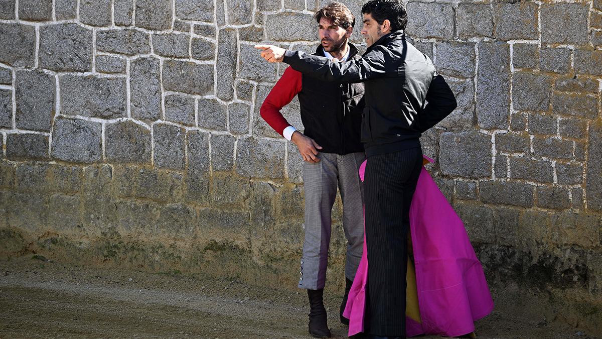 Cayetano Rivera durante la capea de la Jonada Anual de la Cátedra de Vargas.