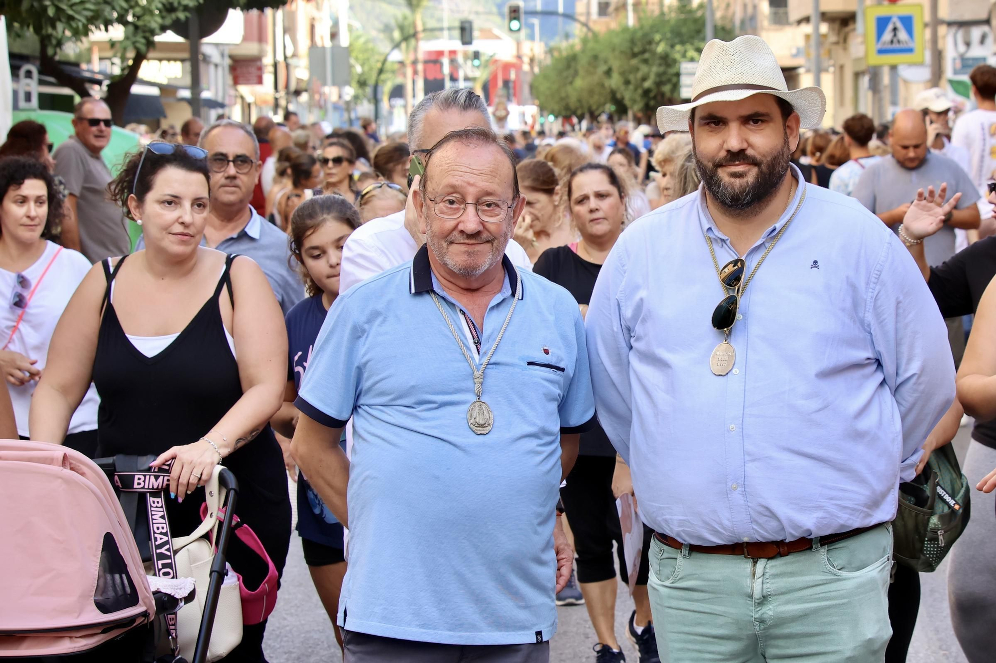 La llegada de la Virgen de la Fuensanta a Murcia para la Feria, en imágenes.