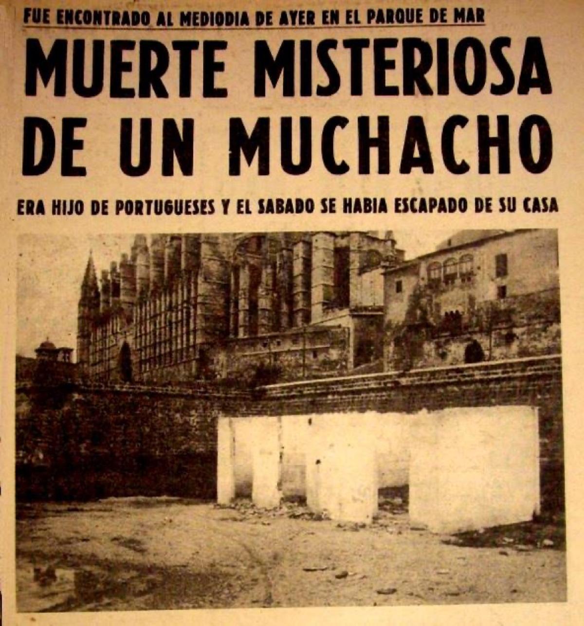 La prensa se hizo eco de la muerte misteriosa de 'Chocolate'