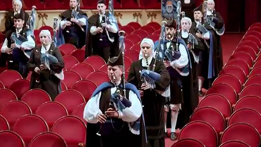 Premios Princesa de Asturias 2020 | El himno de Asturias suena con fuerza en la atípica ceremonia de los premios Princesa de Asturias 2020