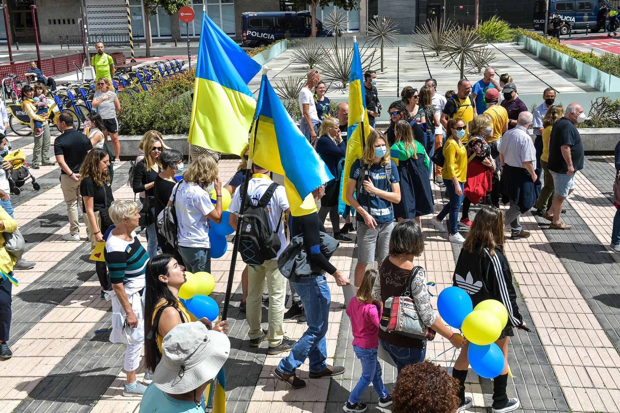 Manifestación contra la guerra ucraniana