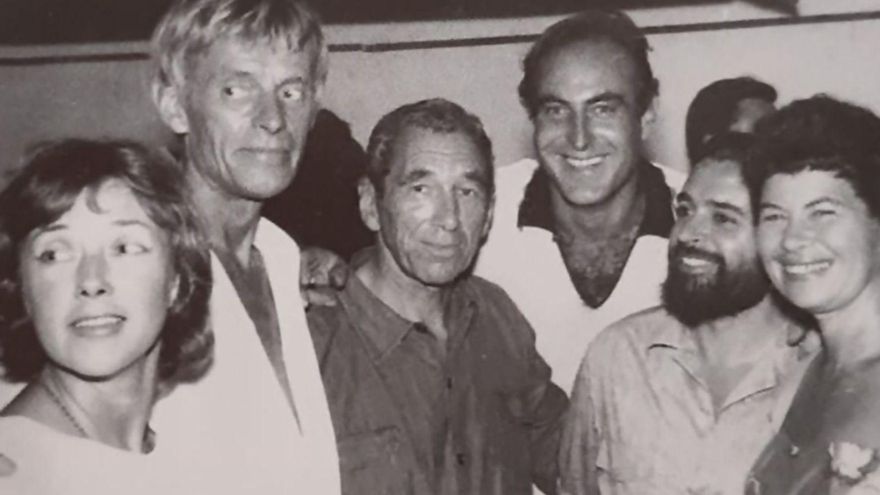 Walda Munford, Laabs, Broner, Carlos Sansegundo, Antonio Ruiz y una amiga.