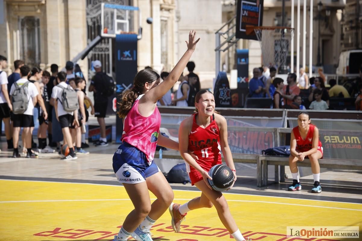 El Circuito 3x3 CaixaBank de baloncesto en Cartagena, en imágenes