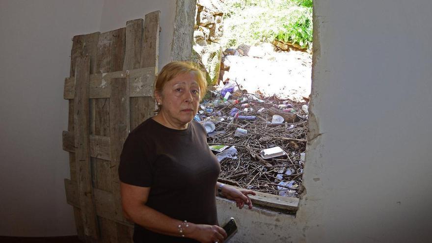 La vecina afectada por la «casa Diógenes» de Moaña reclama a