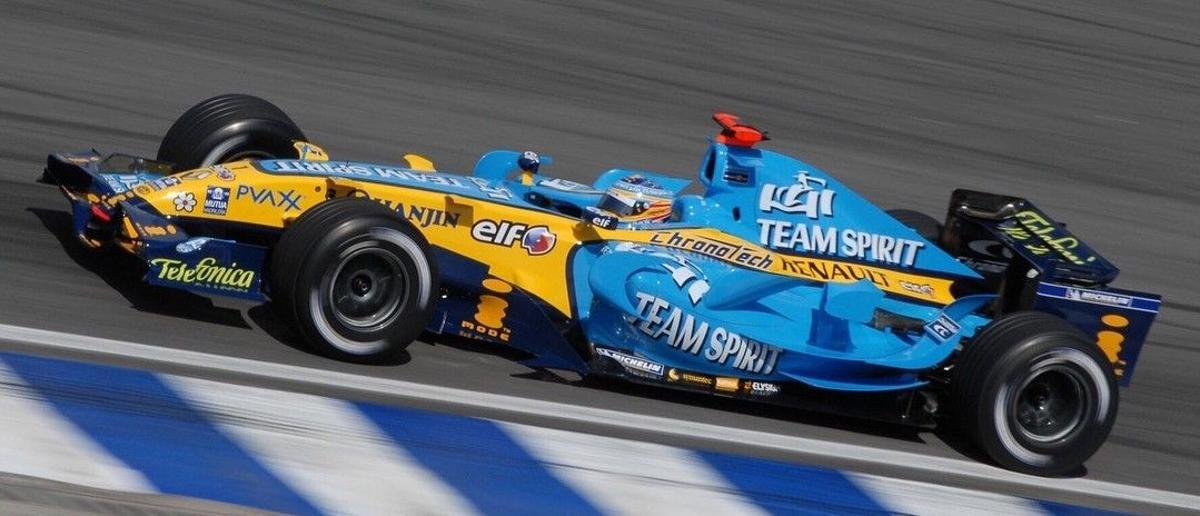 El Renault de Fernando Alonso en 2006
