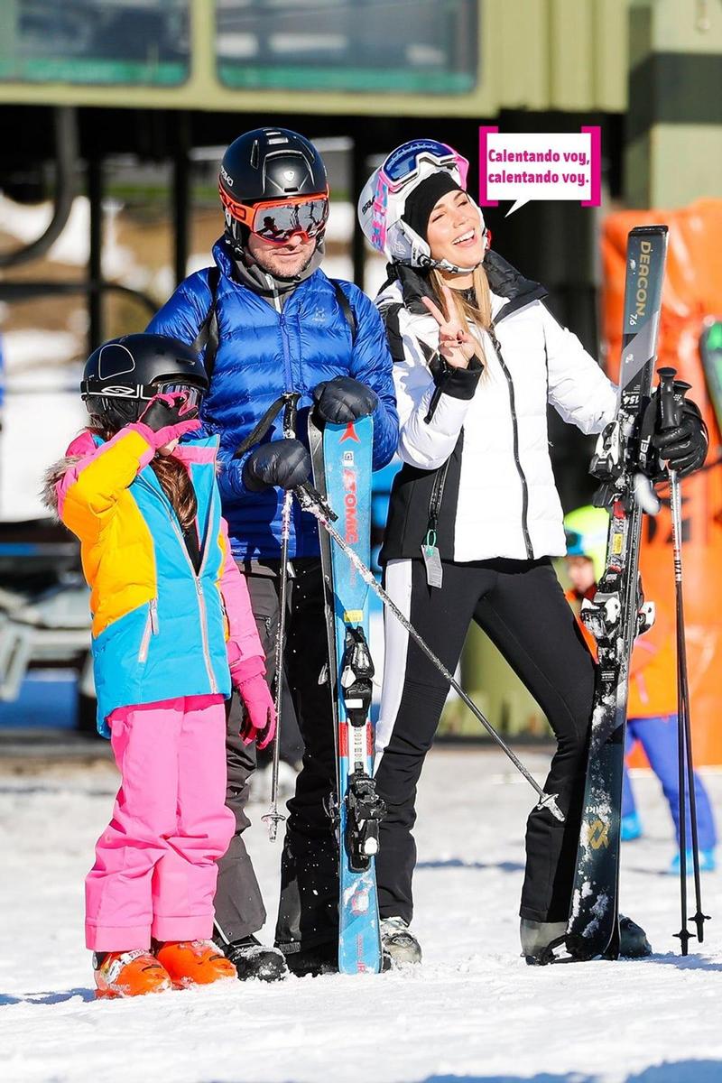 David Bisbal, Ella y Rosanna Zanetti dispuestos a esquiar en Baqueira