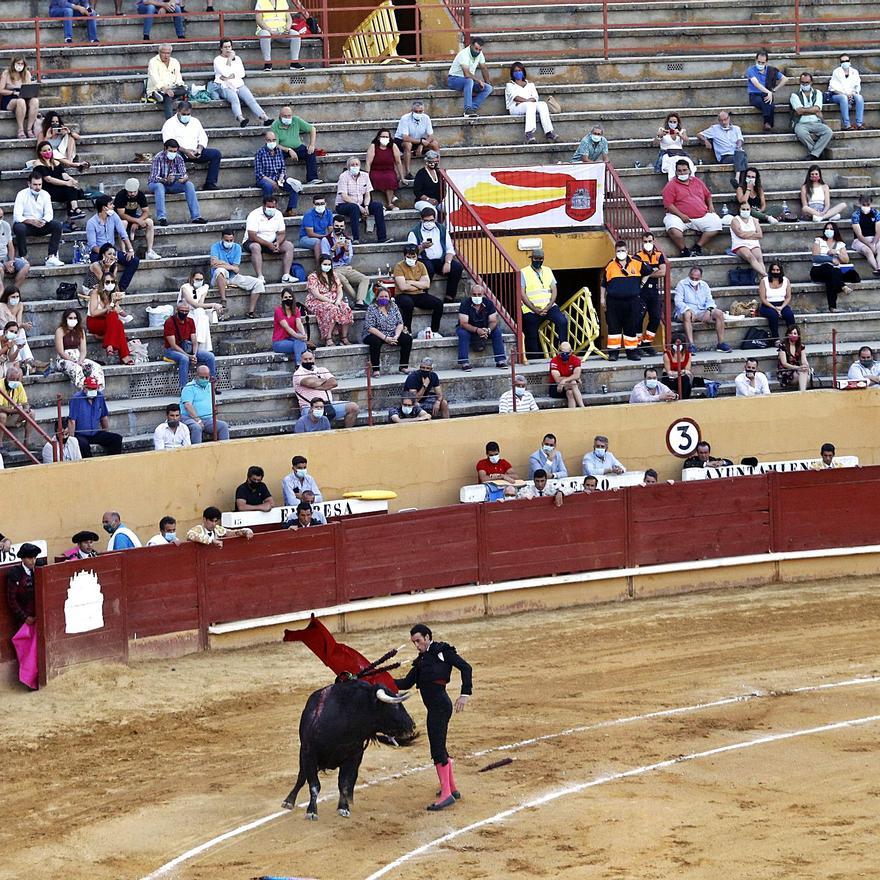 Finito lidia el primer toro en la pandemia, el 18 de julio del 2020, en Ávila.                                                            