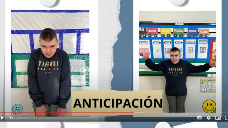 Alumnos del CEE Ascruz realizan un vídeo para concienciar sobre la discapacidad
