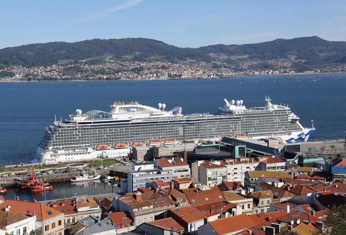 Crucero Sky Princess este miércoles 1 de abril en el Puerto de Vigo