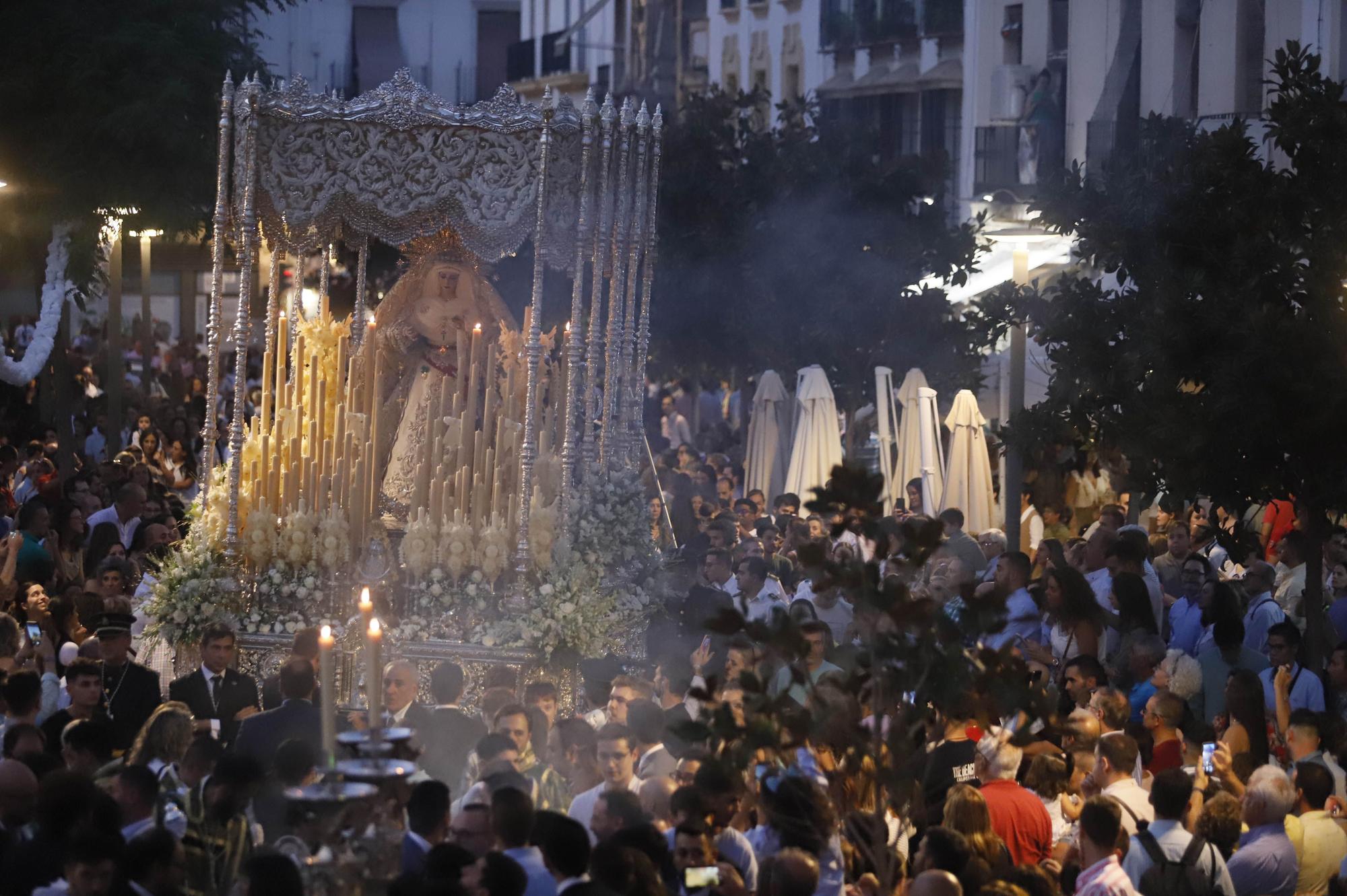 Traslado de la Virgen de La Paz a la Catedral en la previa de su coronación