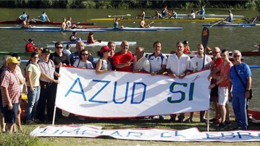 La plataforma zaragozana se moviliza en defensa del Azud y del río Ebro