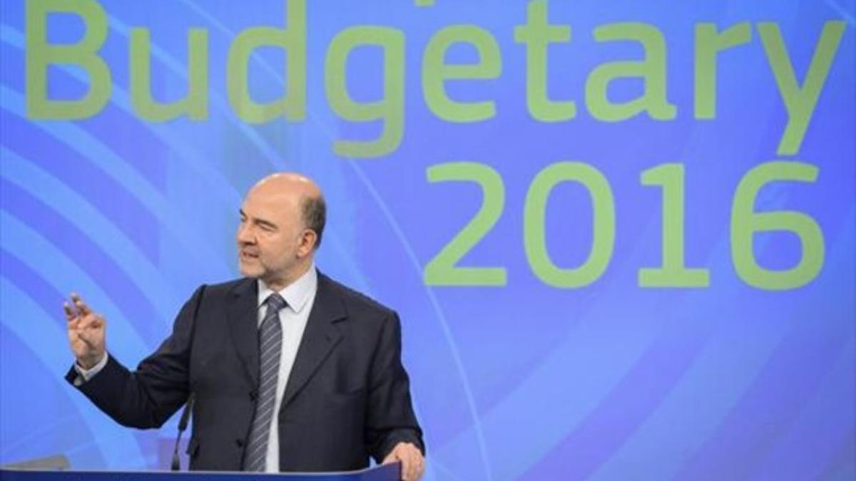 El comisario de Asuntos Económicos y Financieros, Pierre Moscovici.