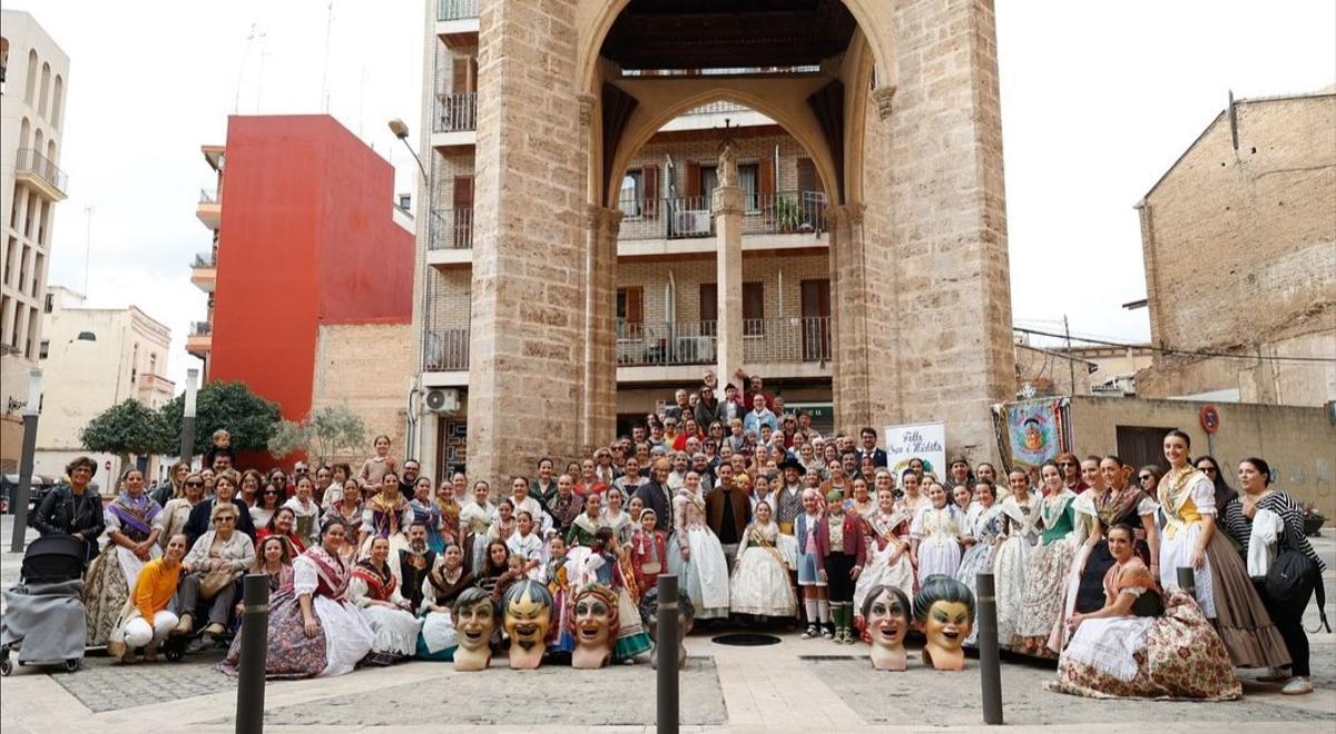 La falla Creu i Mislata celebró este fin de semana uno de los actos de su Centenario