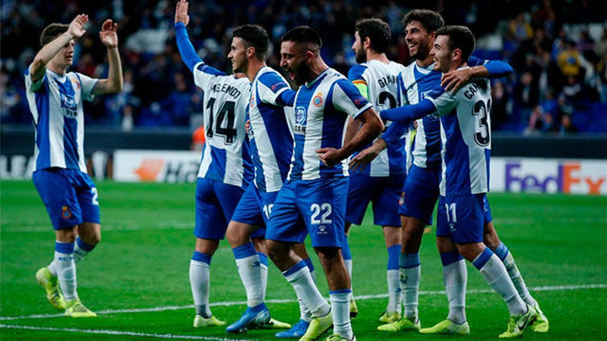 Noche mágica en Cornellà. Vea la goleada del Espanyol ante el Ludogorets